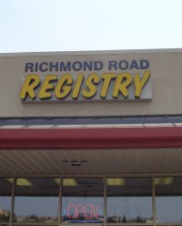 Store front for Richmond Road Registry Ltd