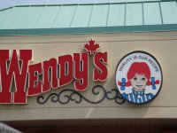 Store front for Wendy's
